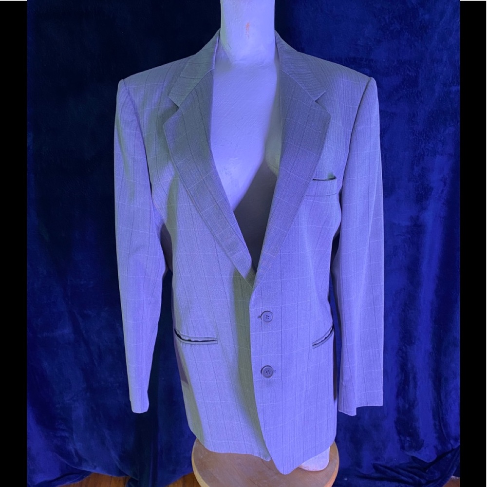 yves saint laurent silver blazer